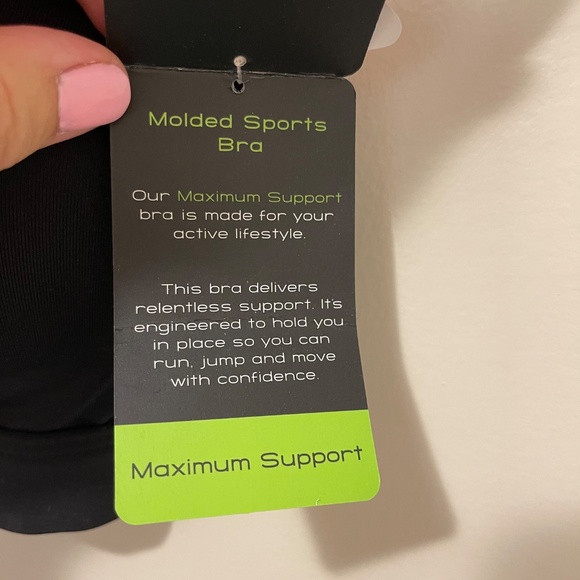 RBX Active Black Sports Bra size Large - Picture 7 of 10